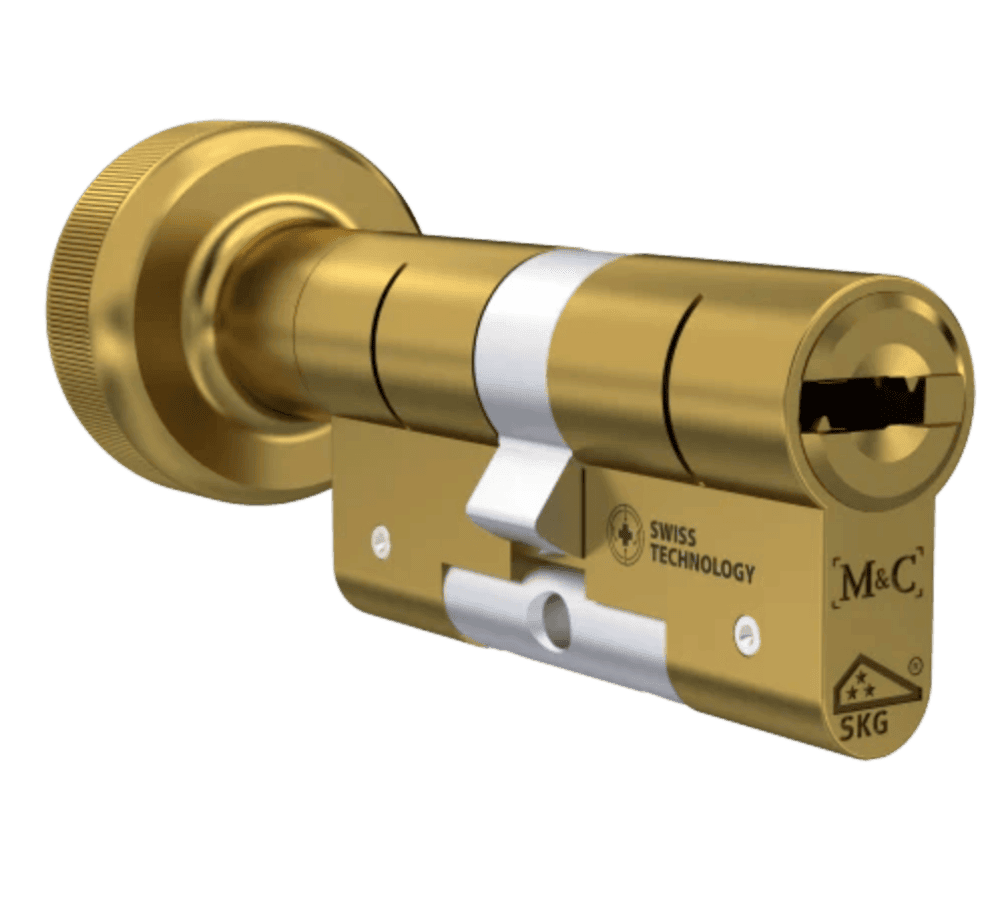 Gelijksluitende knopcilinder